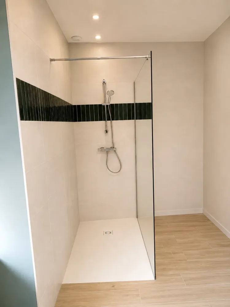 Douche à l'italienne